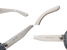 画像をギャラリービューアに読み込む, DOLCE&amp;GABBANA ドルチェアンドガッバーナ サングラス 6022-B サイズ062/87 125 ティアドロップ ラインストーン ホワイト 美品 中古 4b000529