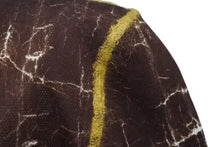 画像をギャラリービューアに読み込む, JEAN PAUL GAULTIER CLASSIQUE ジャンポールゴルチエ パワーネット シアートップス 12星座プリント柄 サイズ48 ブラウン 美品 中古 4b000538