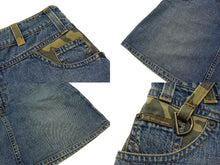 画像をギャラリービューアに読み込む, DOLCE&amp;GABBANA ドルチェ&amp;ガッバーナ ミニスカート ボトムス コットン イタリア製 ブルー カモ サイズ24/38 美品 中古 4b000562