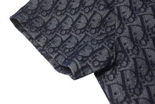 Load image into Gallery viewer, CHRISTIAN DIOR クリスチャンディオール ボディスーツ 水着 ハイレグ 半袖 トロッター オブリーク モノグラム ネイビー 美品 中古 4b000573