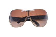 画像をギャラリービューアに読み込む, DOLCE&amp;GABBANA ドルチェアンドガッバーナ サングラス 6022-B サイズ176/13 125 ティアドロップ ラインストーン ブラウン 美品 中古 4b000576