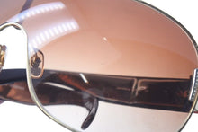 画像をギャラリービューアに読み込む, DOLCE&amp;GABBANA ドルチェアンドガッバーナ サングラス 6022-B サイズ176/13 125 ティアドロップ ラインストーン ブラウン 美品 中古 4b000576