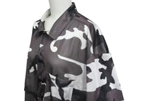 画像をギャラリービューアに読み込む, Supreme シュプリーム 20FW Camo Mesh S/S Shirt カモ メッシュ 半袖シャツ 迷彩 グレー サイズL 美品 中古 4b000583