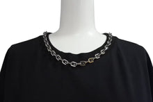 画像をギャラリービューアに読み込む, 極美品 GIVENCHY ジバンシィ チェーンネック クラシックフィット 半袖Tシャツ BM71453Y6B サイズL ブラック シルバー金具 中古 4b000647