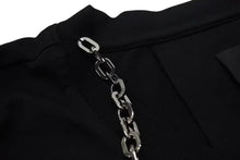 画像をギャラリービューアに読み込む, 極美品 GIVENCHY ジバンシィ チェーンネック クラシックフィット 半袖Tシャツ BM71453Y6B サイズL ブラック シルバー金具 中古 4b000647