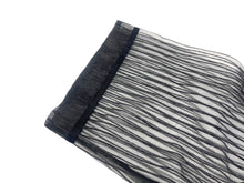 画像をギャラリービューアに読み込む, 新品未使用 KAPITAL キャピタル シアーストライプ ベースボールシャツ K2406SS230 ポリエステル ブラック ベージュ サイズFREE 中古 4b000671