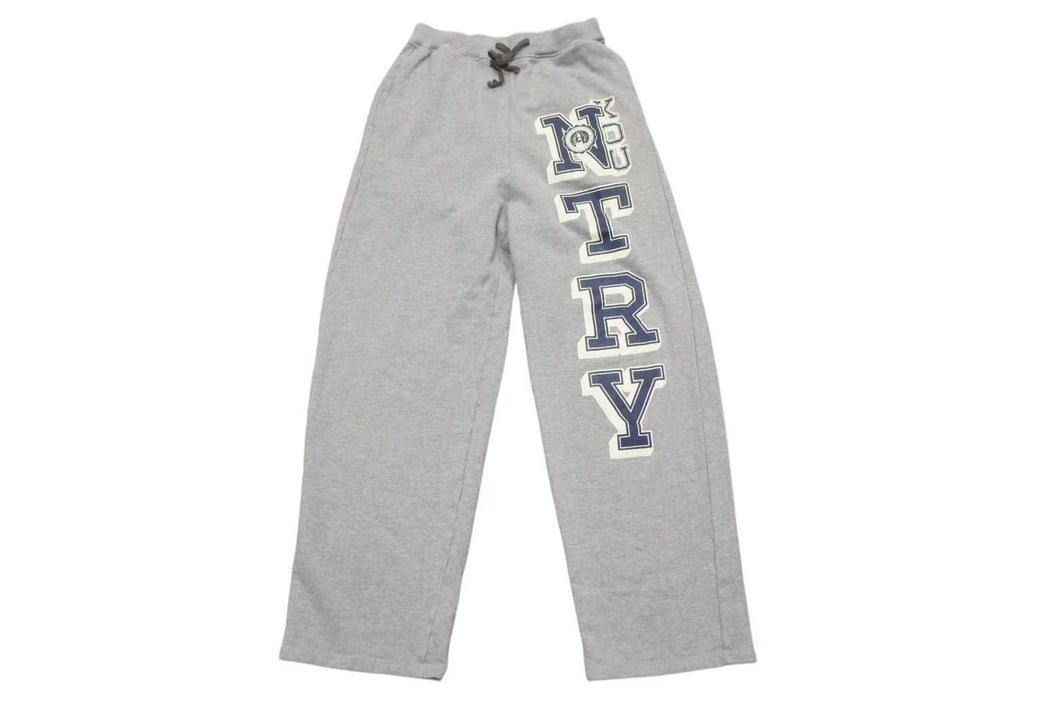 新品未使用 KAPITAL キャピタル スウェットパンツ K2503LP109 サイズ3 プリント グレー NTRY 裏毛 中古 4b000672