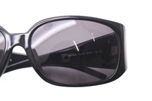 画像をギャラリービューアに読み込む, DOLCE&amp;GABBANA ドルチェ&amp;ガッバーナ サングラス メガネ 8002 プラスチック ブラック シルバー金具 サイズ64◻︎16 美品 中古 4b000684