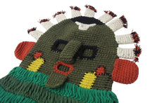 画像をギャラリービューアに読み込む, 新品未使用 KAPITAL キャピタル ウールハンドニット カチーノマスク バラクラバ マルチカラー 民族 中古 4b000695