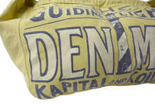 画像をギャラリービューアに読み込む, 新品未使用 KAPITAL キャピタル キャンバス ニュースペーパー ショルダーバッグ イエロー 白ステッチ コットン 中古 4b000699