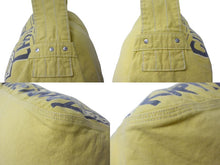 画像をギャラリービューアに読み込む, 新品未使用 KAPITAL キャピタル キャンバス ニュースペーパー ショルダーバッグ イエロー 白ステッチ コットン 中古 4b000699