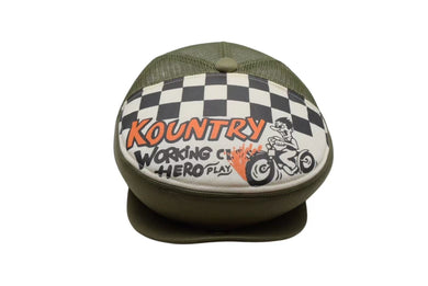 新品未使用 KAPITAL キャピタル カントリーレーサー キャップ KR2402XH18 カーキ ブラック アイボリー オレンジ 中古 4b000702