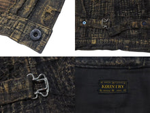 画像をギャラリービューアに読み込む, 極美品 KAPITAL キャピタル 24SS BORO SPRING BLACK 1ST JKT K2313LJ184 ボロ スプリング ブラック ファースト デニム ジャケット サイズ5 中古 4b000720