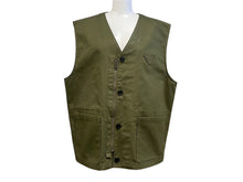 画像をギャラリービューアに読み込む, PRADA プラダ コットン ベスト SGC545 サイズ52 カーキ トライアングルロゴ 三角ロゴ 美品 中古 4b000879