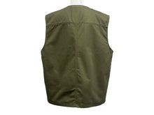 画像をギャラリービューアに読み込む, PRADA プラダ コットン ベスト SGC545 サイズ52 カーキ トライアングルロゴ 三角ロゴ 美品 中古 4b000879