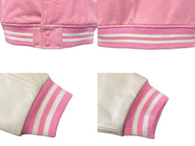 画像をギャラリービューアに読み込む, 極美品 VICTOR VICTOR WORLDWIDE ヴィクターヴィクター ワールドワイド スタジャン VV29JK001PK3 サイズL NIGO ピンク 中古 4b000923