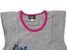 画像をギャラリービューアに読み込む, DOLCE&amp;GABBANA ドルチェアンドガッバーナ グラフィック レインボーグリッタープリント タンクトップ グレー コットン XS 美品 中古 4b000925