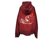 画像をギャラリービューアに読み込む, 新品未使用 SLOWBUCKS スローバックス ジップアップフーディー パーカー サイズXL レッド グラデーション 刺繍 中古 4b009447