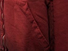 画像をギャラリービューアに読み込む, 新品未使用 SLOWBUCKS スローバックス ジップアップフーディー パーカー サイズXL レッド グラデーション 刺繍 中古 4b009449