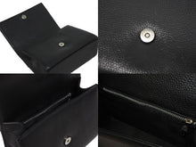 Load image into Gallery viewer, 極美品 CHROME HEARTS クロムハーツ エクストララージダガー装飾 クラッチバッグ ダガージップ レザー シルバー925 シルバー金具 中古 4b010003