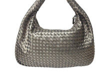 画像をギャラリービューアに読み込む, 極美品 BOTTEGA VENETA ボッテガヴェネタ イントレチャート ホーボー ワンショルダーバッグ 115653 メタリックブロンズ 中古 4b001005