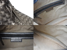 画像をギャラリービューアに読み込む, 極美品 BOTTEGA VENETA ボッテガヴェネタ イントレチャート ホーボー ワンショルダーバッグ 115653 メタリックブロンズ 中古 4b001005