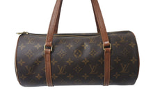 画像をギャラリービューアに読み込む, LOUIS VUITTON ルイヴィトン パピヨン30 ハンドバッグ M51365 筒型 モノグラムキャンバス ブラウン 良品 中古 4b001014