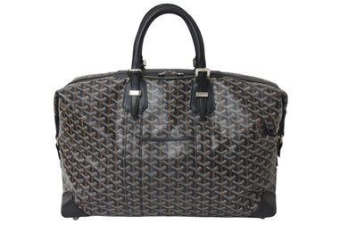 GOYARD ゴヤール ボストンバッグ バックボーイング45 ブラック ロゴ 美品 中古 4b001115