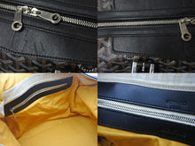 画像をギャラリービューアに読み込む, GOYARD ゴヤール ボストンバッグ バックボーイング45 ブラック ロゴ 美品 中古 4b001115