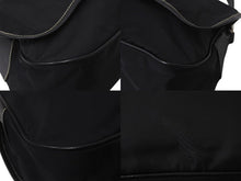 画像をギャラリービューアに読み込む, PRADA プラダ ポコノ ワンショルダーバッグ ハンドバッグ イタリア製 ナイロン レザー ブラック シルバー金具 美品 中古 4b001154