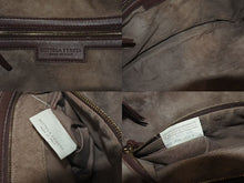 画像をギャラリービューアに読み込む, BOTTEGAVENETA ボッテガヴェネタ イントレチャート ホーボー ハンドバッグ イタリア製 レザー シルバー金具 ブラウン 美品 中古 4b001264