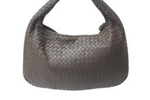 画像をギャラリービューアに読み込む, BOTTEGAVENETA ボッテガヴェネタ イントレチャート ホーボー ハンドバッグ イタリア製 レザー シルバー金具 ベージュ 美品 中古 4b001266