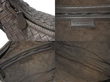 画像をギャラリービューアに読み込む, BOTTEGAVENETA ボッテガヴェネタ イントレチャート ホーボー ハンドバッグ イタリア製 レザー シルバー金具 ベージュ 美品 中古 4b001266