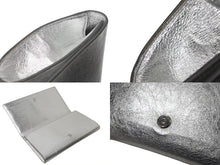 画像をギャラリービューアに読み込む, 極美品 YVES SAINT LAURENT イブ サンローラン クラッチバッグ シルバー アクセサリーポーチ 361120 中古 4b001387