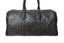 画像をギャラリービューアに読み込む, GOYARD ゴヤール クロワジュール35 ハンドバッグ BAE0201405 PVC レザー ブラック シルバー金具 美品 中古 4b001465