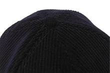 画像をギャラリービューアに読み込む, MIUMIU ミュウミュウ コ―デュロイ ロゴ ベースボール キャップ ネイビー コットン 5HC179 帽子 小物 サイズS 美品 中古 4b001476