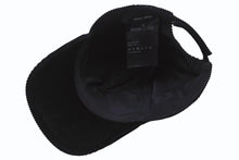 画像をギャラリービューアに読み込む, MIUMIU ミュウミュウ コ―デュロイ ロゴ ベースボール キャップ ネイビー コットン 5HC179 帽子 小物 サイズS 美品 中古 4b001476