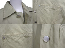 画像をギャラリービューアに読み込む, BOTTEGA VENETA ボッテガヴェネタ 22SS ポケット付きオーバーサイズ半袖シャツ 695362 V1V60 カーキ サイズ46 美品 中古 4b001484