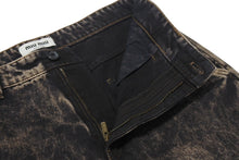 画像をギャラリービューアに読み込む, 極美品 MIU MIU ミュウミュウ ロゴ デニム パンツ 2022 ダメージ加工 ブラック サイズ42 中古 4b001492