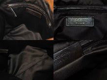 画像をギャラリービューアに読み込む, YvesSaintLaurent RiveGauche イヴサンローラン リヴゴーシュ ハンドバッグ ショルダーバック コットン レザー ブラウン 美品 中古 4b001595