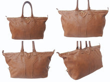 画像をギャラリービューアに読み込む, YVES SAINT LAURENT イヴ サンローラン ハンドバッグ 299172Y レザー ブラウン ゴールド金具 203314 良品 中古 4b001598