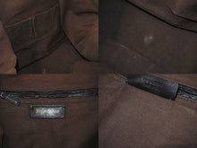 画像をギャラリービューアに読み込む, YVES SAINT LAURENT イヴ サンローラン ハンドバッグ 299172Y レザー ブラウン ゴールド金具 203314 良品 中古 4b001598