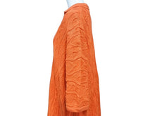 画像をギャラリービューアに読み込む, COOGI クージーニット 半袖 ポロシャツ 立体編み込み 3Dニット ハーフ ボタンRN74095 サイズ XL オレンジ 美品 中古 4b001608