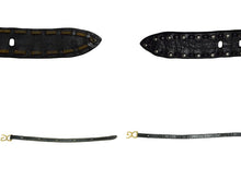 画像をギャラリービューアに読み込む, DOLCE&amp;GABBANA ドルチェ＆ガッバーナ ロゴバックルベルト レザー vintage ヴィンテージ ゴールド金具 美品 中古 4b001625