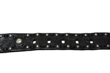 画像をギャラリービューアに読み込む, DOLCE&amp;GABBANA ドルチェ＆ガッバーナ ロゴバックルベルト レザー vintage ヴィンテージ ゴールド金具 美品 中古 4b001625