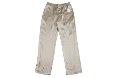 CELINE セリーヌ エディ期 トリオンフ シルク レディース パンツ サイズ 40 ゴールド 2P870199Q 中古 4b001664