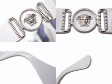 Load image into Gallery viewer, GIANNI VERSACE ジャンニヴェルサーチ サングラス アイウェア 414/B メデューサ ホワイト シルバー 美品 中古 4b001677