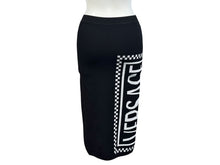 画像をギャラリービューアに読み込む, 極美品 VERSACE ヴェルサーチ ロゴストラップレス クロップドブラトップ A83290 ニットペンシルスカート A83291 セットアップ サイズ36 中古 4b001678