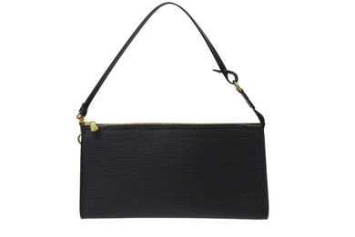 LOUIS VUITTON ルイヴィトン エピ ポシェット アクセソワ―ル 21 ハンドバッグ レザー ノワール M52952 ゴールド金具 ブラック 美品 中古 4b001714