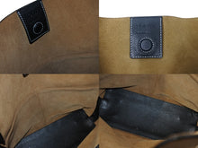 画像をギャラリービューアに読み込む, 極美品 LOEWE ロエベ 2WAYハンドバッグ Tバケットスモール ソフトグレインドカーフレザー サンド ブラック ゴールド 美品 中古 4b001731